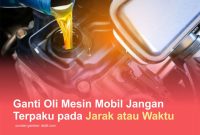 Malas Ganti Oli Mesin Mobil Tepat Waktu, Siap-siap Ini Konsekuensinya ... Kapan Waktu Yang Tepat Ganti Oli Mesin Mobil